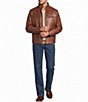 Roundtree & Yorke The 1988 Foundry Leather Motorcycle Jacket - Image 3