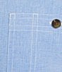 Roundtree & Yorke The Charter Vented Performance Button Front Collar Short Sleeve Solid Sport Shirt - Image 4
