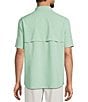Roundtree & Yorke The Charter Vented Performance Button Down Collar Short Sleeve Solid Sport Shirt - Image 2