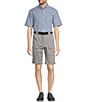 Roundtree & Yorke The Hiker Classic Fit 11#double; Cargo Shorts, Color:Silver Green - Image 3