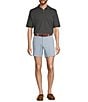 Roundtree & Yorke The Cloud Collection 7#double; Flat Front Washed Chino Shorts, Color:Blue - Image 5