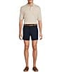 Roundtree & Yorke The Cloud Collection 7#double; Flat Front Washed Chino Shorts - Image 3