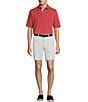 Roundtree & Yorke The Cloud Collection 8#double; Flat-Front Tech Pocket Washed Chino Shorts, Color:Glacier Gray - Image 3