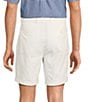 Roundtree & Yorke The Cloud Collection 8#double; Flat-Front Tech Pocket Washed Chino Shorts, Color:White - Image 2