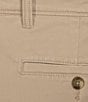Roundtree & Yorke The Cloud Collection 8#double; Flat-Front Tech Pocket Washed Chino Shorts, Color:Khaki - Image 4