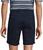 Roundtree & Yorke The Cloud Collection 8#double; Flat-Front Tech Pocket Washed Chino Shorts, Color:Dark Navy - Image 2