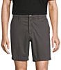 Roundtree & Yorke The Cloud Collection 8#double; Flat-Front Tech Pocket Washed Chino Shorts, Color:Grey Smoke - Image 1