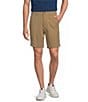 Roundtree & Yorke The Cloud Collection 8#double; Flat Front Washed Chino Shorts - Image 1