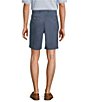 Roundtree & Yorke The Cloud Collection 9#double; Flat Front Washed Chino Shorts, Color:Vintage Indigo - Image 2