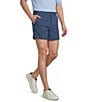 Roundtree & Yorke The Cloud Straight Fit Flat Front 5#double; Inseam Chino Shorts - Image 1