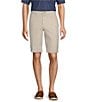 Roundtree & Yorke The Cloud Short Collection 11#double; Flat Front Washed Chino Shorts, Color:Stone - Image 1