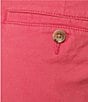 Roundtree & Yorke The Cloud Short Collection 11#double; Flat Front Washed Chino Shorts, Color:Berry - Image 4