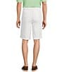 Roundtree & Yorke The Cloud Short Collection 11#double; Flat Front Washed Chino Shorts, Color:White - Image 2