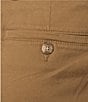 Roundtree & Yorke The Cloud Short Collection 11#double; Flat Front Washed Chino Shorts, Color:British Chino - Image 4