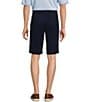 Roundtree & Yorke The Cloud Short Collection 11#double; Flat Front Washed Chino Shorts, Color:Dark Navy - Image 2