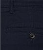 Roundtree & Yorke The Cloud Short Collection 11#double; Flat Front Washed Chino Shorts, Color:Dark Navy - Image 4