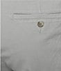 Roundtree & Yorke The Cloud Short Collection 11#double; Flat Front Washed Chino Shorts, Color:Chiseled Stone - Image 4