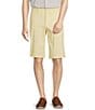 Roundtree & Yorke The Cloud Short Washed Classic Fit Flat Front 13#double; Inseam Chino Shorts, Color:Anise Flower - Image 1