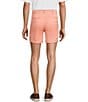 Roundtree & Yorke The Fairway Seasonal 7#double; Flat Front Performance Shorts, Color:Orange - Image 2