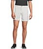 Roundtree & Yorke The Fairway 7#double; Flat Front Performance Shorts - Image 1