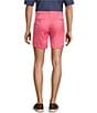 Roundtree & Yorke The Fairway Seasonal 7#double; Flat Front Performance Shorts, Color:Red - Image 2