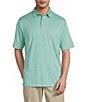 Roundtree & Yorke The Fairway Diamond Jacquard Performance Polo Shirt - Image 1