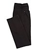 Color:Black - Image 1 - The Perfect Flat Front 5-Pocket Straight Leg Pants