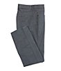 Color:Grey - Image 1 - The Perfect Flat Front 5-Pocket Straight Leg Pants