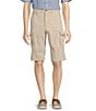 Color:Feather Gray - Image 1 - The R&R Classic Fit 13#double; Washed Twill Cargo Shorts