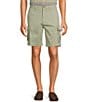 Color:Tea Green - Image 1 - The R&R Classic Fit 9#double; Washed Twill Cargo Shorts