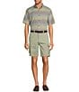 Color:Tea Green - Image 3 - The R&R Classic Fit 9#double; Washed Twill Cargo Shorts