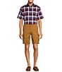 Roundtree & Yorke The R&R Classic Fit 9#double; Washed Twill Cargo Shorts, Color:Tobacco - Image 3