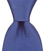 Color:Navy - Image 1 - Trademark Plenny Solid Narrow 3 1/8#double; Silk Tie