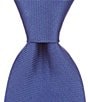 Color:Navy - Image 2 - Trademark Plenny Solid Narrow 3 1/8#double; Silk Tie