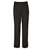 Color:Black - Image 2 - Travel Smart Non-Iron Ultimate Comfort Microfiber Pleated-Front Dress Pants