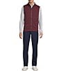 Roundtree & Yorke Travel Smart Solid Full-Zip Vest, Color:Burgundy - Image 4