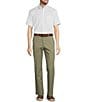 Color:Balsam - Image 3 - TravelSmart Classic Fit Flat Front Non-Iron Chino Pants