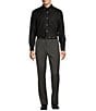 Roundtree & Yorke travelSMART Classic Fit Plaid Dress Pants, Color:Grey - Image 3