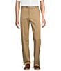Color:Khaki - Image 1 - TravelSmart CoreComfort Big & Tall Non-Iron Flat-Front Classic Fit Chino Pants