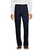 Color:Dark Navy - Image 1 - TravelSmart CoreComfort Big & Tall Non-Iron Pleated Classic Fit Chino Pants