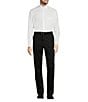 Color:Black - Image 3 - TravelSmart Ultimate Performance Classic Fit Flat Front Non-Iron Chino Pants