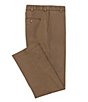 Color:Medium Brown - Image 1 - TravelSmart CoreComfort Flat-Front Classic Relaxed Fit Chino Pants