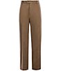 Color:Medium Brown - Image 2 - TravelSmart CoreComfort Flat-Front Classic Relaxed Fit Chino Pants