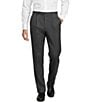 Roundtree & Yorke TravelSmart Ultimate Performance Classic Fit Pleated Non-Iron Chino Pants, Color:Grey Smoke - Image 1