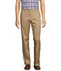Color:Khaki - Image 1 - TravelSmart Ultimate Performance Classic Straight Fit Flat Front Non-Iron Chino Pants