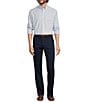 Color:Dark Navy - Image 3 - TravelSmart CoreComfort Flat-Front Straight Fit Chino Pants