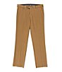 Color:Medium Brown - Image 1 - TravelSmart CoreComfort Flat-Front Straight Fit Chino Pants