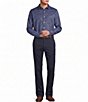 Roundtree & Yorke TravelSmart Easy Care Paisley Print Button Front Shirt - Image 3
