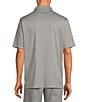 Color:White/Grey Multi - Image 2 - TravelSmart Easy-Care Performance Short Sleeve Stripe Print Birdseye Polo Shirt