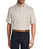 Roundtree & Yorke TravelSmart Easy Care Short Sleeve Solid Dobby Sport Shirt - Image 1